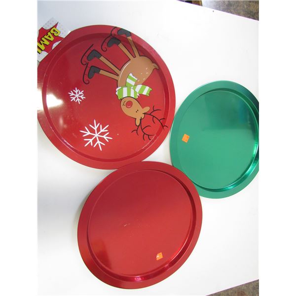 3 pc Cookie Trays Circle