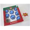 Image 1 : Blue Ball Ornaments x7