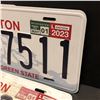 Image 2 : 7 Seasons (Drama series doctor show) Group of 12 "Hero" Washington license plates & 2 BC Tesla plate