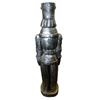 Image 2 : Approx. 4ft tall 3D printed silver/black Nutcracker figurine (minor chips) from set dec