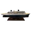 Image 2 : Major TV Series Prop - SS Varuna Model Ship - 34x7x12"  The show was based on a rich cruise ship, in