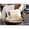 Image 1 : Box full of Interpol Politi paperwork - Evidence forms, Autopsy reports, Toxicology Section forms et