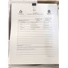 Image 3 : Box full of Interpol Politi paperwork - Evidence forms, Autopsy reports, Toxicology Section forms et