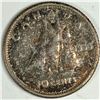 Image 1 : Canadian .10 Cent Dime 1955 toned