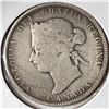 Image 2 : 1881 Queen Victoria 25 Cents