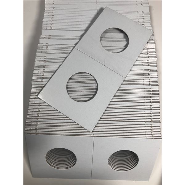 100 25 Cent 2x2 Mylar Card Board Flips