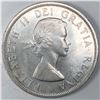 Image 2 : 1958 Queen Elizabeth II Canadian Silver Dollar CHOICE UNC