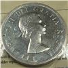 Image 2 : 1956 Queen Elizabeth II Canadian Silver Dollar ICCS MS-63