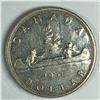 Image 1 : 1956 Queen Elizabeth II Canadian Silver Dollar UNC