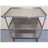 Image 1 : Lakeside 444 Stainless Steel Rolling 3-Tier Utility Cart 35"x21"x36"H