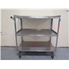 Image 2 : Lakeside 444 Stainless Steel Rolling 3-Tier Utility Cart 35"x21"x36"H