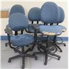 Image 1 : Qty 5 Rolling Office Chairs, Misc Sizes & Conditions