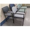 Image 8 : Qty 6 Stationary Office Chairs, Misc Sizes & Conditions