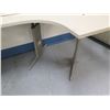 Image 2 : Steelcase Modular "L" Shaped Desk w/ Hutch Cabinets & Lower File Cabinet