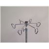 Image 2 : Qty 4 Medical Rolling IV Pole Stands 60"H - 74"H