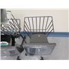 Image 8 : Qty 3 Rolling Pole Stands w/ Baskets & 5 Blood Pressure Meters: Welch-Allyn & Tycos