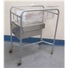 Image 1 : Pedigo Bassinet Basket in Rolling Cart w/ Underdrawers 31" x 17" x 39"