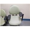 Image 2 : Qty 2 Rolling Adjustable-Height Armchairs
