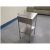 Image 2 : Smith-Nephew Rolling Metal Cart w/ Undershelf, Drawer & Metal Edge 20" x 16" x 36"H