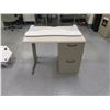 Image 8 : Small Desk w/ 2 Drawers & Versa-Desk Standing Desk Unit