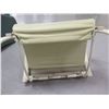 Image 8 : Cura Wide High Back Sled Stationary Transport Armchair w/ Std Glide/Wheel  27" x 20" x 47"H