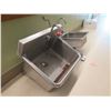 Image 2 : Qty 2 Metal Sinks: Wall Mount 26" x 24" x 17"H & Counter 15" x 22" x 22"H w/ Pedals