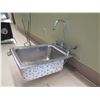 Image 8 : Qty 2 Metal Sinks: Wall Mount 26" x 24" x 17"H & Counter 15" x 22" x 22"H w/ Pedals
