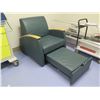 Image 2 : Reclining Padded Armchair w/ Pull Out Bed 33" x 22" x 36"H (48"L extended)