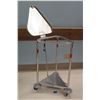 Image 1 : Rolling Triangular Metal Laundry Hamper Frame w/ Attached Lid 21" x 21" x 32"H