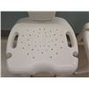 Image 8 : Qty 3 Invacare Shower Chair Bases w/ 2 Backs, 18" x 18" Adjustable Height