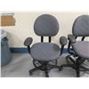 Image 2 : Qty 4 Rolling Office Chairs, Misc Sizes & Conditions