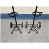 Image 2 : Qty 2 Rolling Oxygen Cylinder Hand Trucks