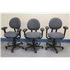Image 1 : Qty 3 Rolling Office Chairs, Misc Sizes & Conditions