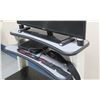 Image 2 : Rolling Cart w/ Drawer 36" x 28" x 52"H (TV & accessories not included)