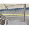 Image 8 : Metro Metal Mesh 4-Tier Shelf 30" x 18" x 75"H & Ecolab Hand Sanitizer Dispenser