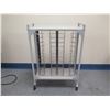 Image 3 : Rolling Metal Storage Shelf 32" x 14" x 46"H