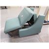 Image 2 : Reclining Padded Armchair w/ Pull Out Bed (chair does not close completely)