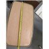 Image 9 : Modular "L" Shaped Desk 60" x 42" x 29"H & Overbed Table 32" x 18"