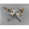 Image 1 : Bottom Edge Marked Crockett Spurs With Straps-Rough Condition