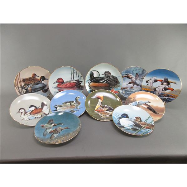 11 Numbered Federal Duck Stamp Plate Collection With Boxes- 8.5"