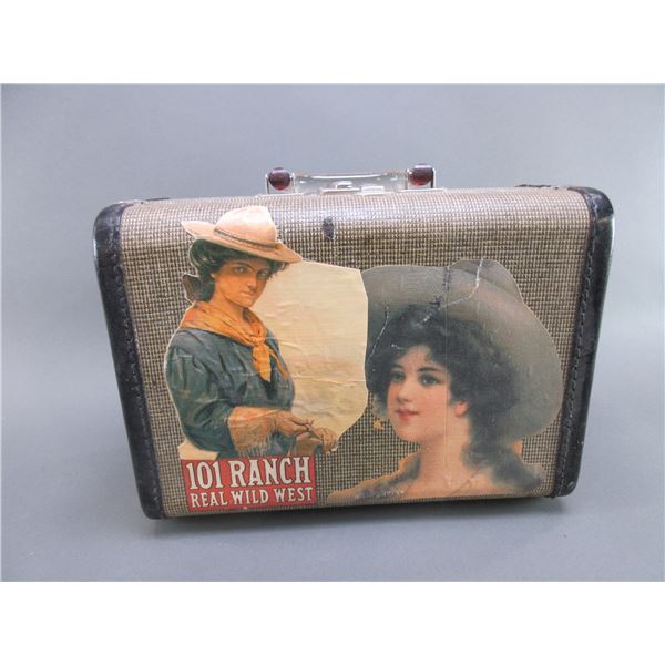 101 Ranch Real Wild West Suitcase- 13.5"W X 6"D