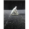 Image 2 : Unmarked Sterling And Turquise Ring Marked HV- Size 6.5