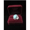 Image 1 : Unmarked Sterling Turquoise Ring- Size 6.5