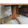 Image 3 : Round Oak Table- 30"H X 42"- Decent Condition