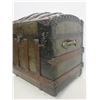 Image 2 : Domed Topped Steamer Trunk- 24" X 30.5" X 18"D- Good Condition