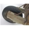Image 3 : Primitive Wheelbarrow With Rubber Tire- Staked Sides- 32" X 23" Box