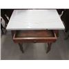 Image 2 : Small Marble Topped Desk- 29" X 25" X 16"D- Fair Condition