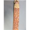 Image 3 : Braided Rawhide Quirt With Tooled Leather Popper- 22"