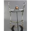 Image 2 : Marked Les Garcia Reno Nev Silver Overlaid Stainless Bit- Ortega Style Cheek-  Wyoming Halfbreed Mou