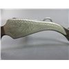 Image 6 : Marked Crockett Silver Overlaid Bit- Texas Cheek- Curb Mouth- Decent Condition